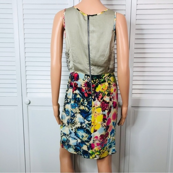 SACHIN + BABI For Ankasa Silk Printed Providence Dress Size 6 - Picture 11 of 11